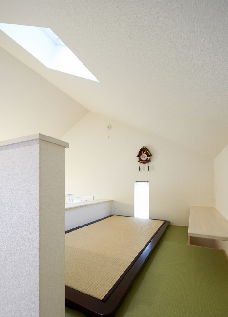 二層式の収納部屋
