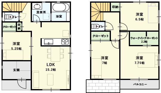 2世帯でも住める広々4LDK