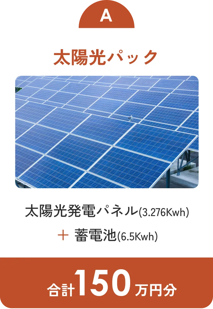 A 太陽光パック