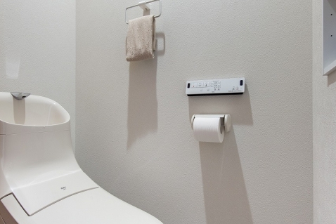 アクセントフロアのトイレ