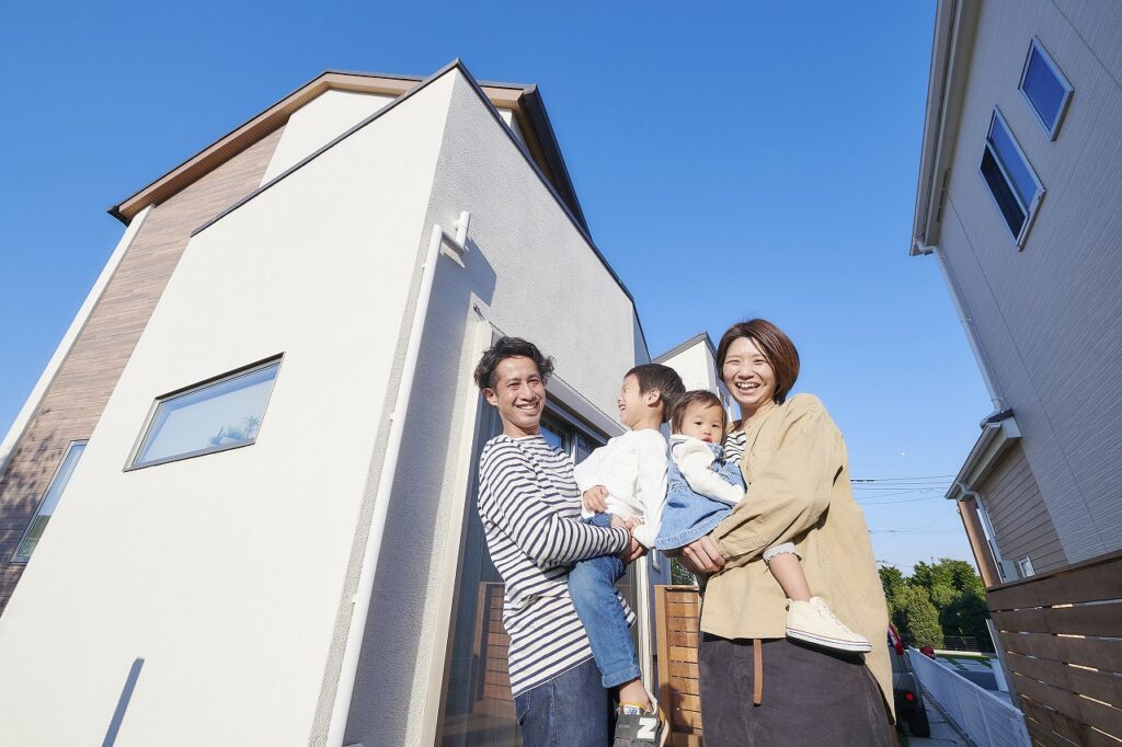 無垢床が心地良い家