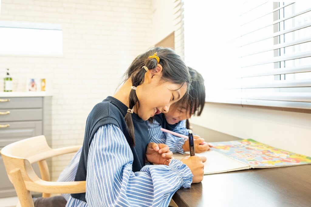 子どもたちが勉強するスペース