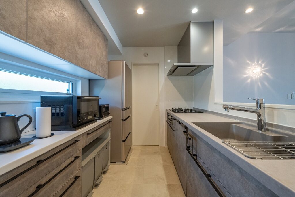 使いやすく整理されたキッチン